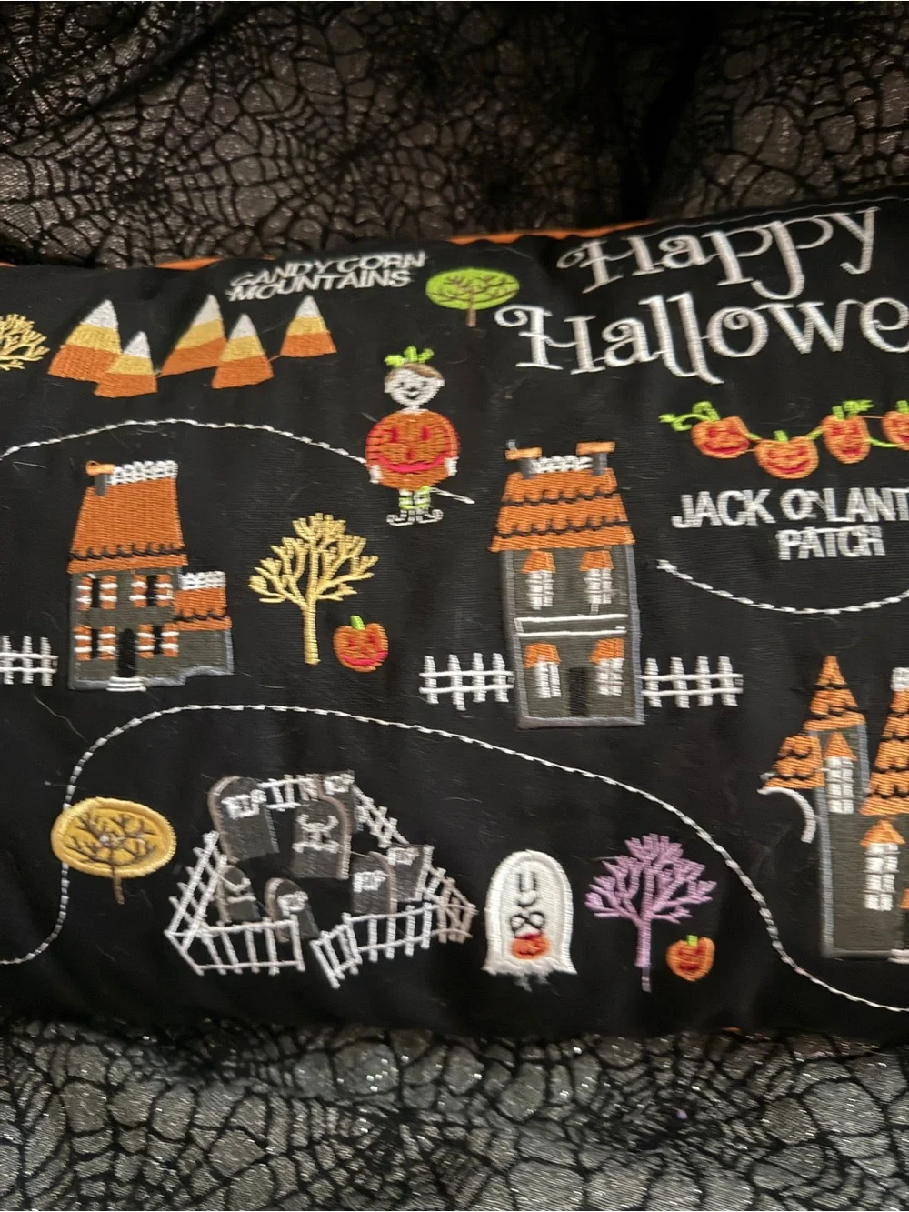 Isaac Mizrahi Halloween pillow new with tags